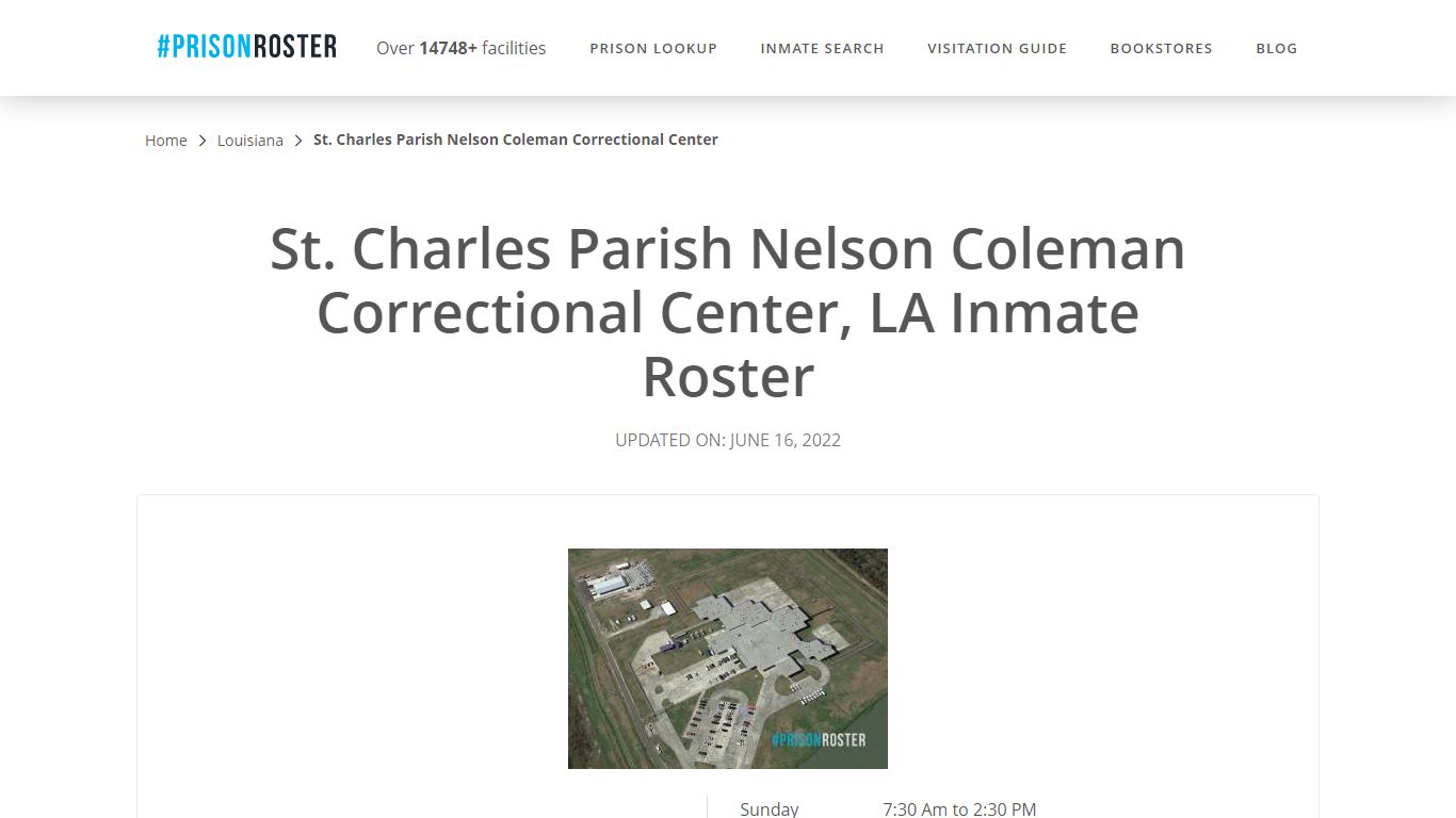 St. Charles Parish Nelson Coleman ... - Inmate Locator