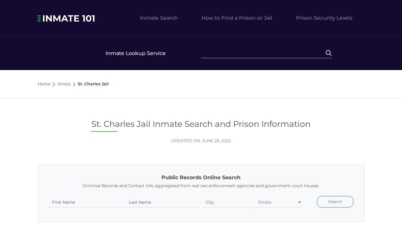 St. Charles Jail Inmate Search, Visitation, Phone no ...