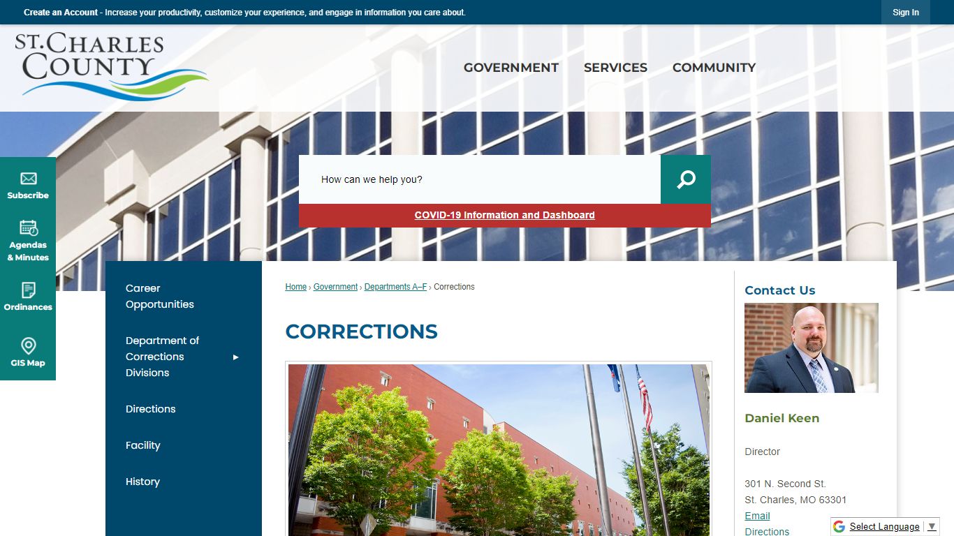 Corrections | St Charles County, MO - Official Website